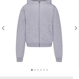 SKIMS Light Gray Women's Hoodie